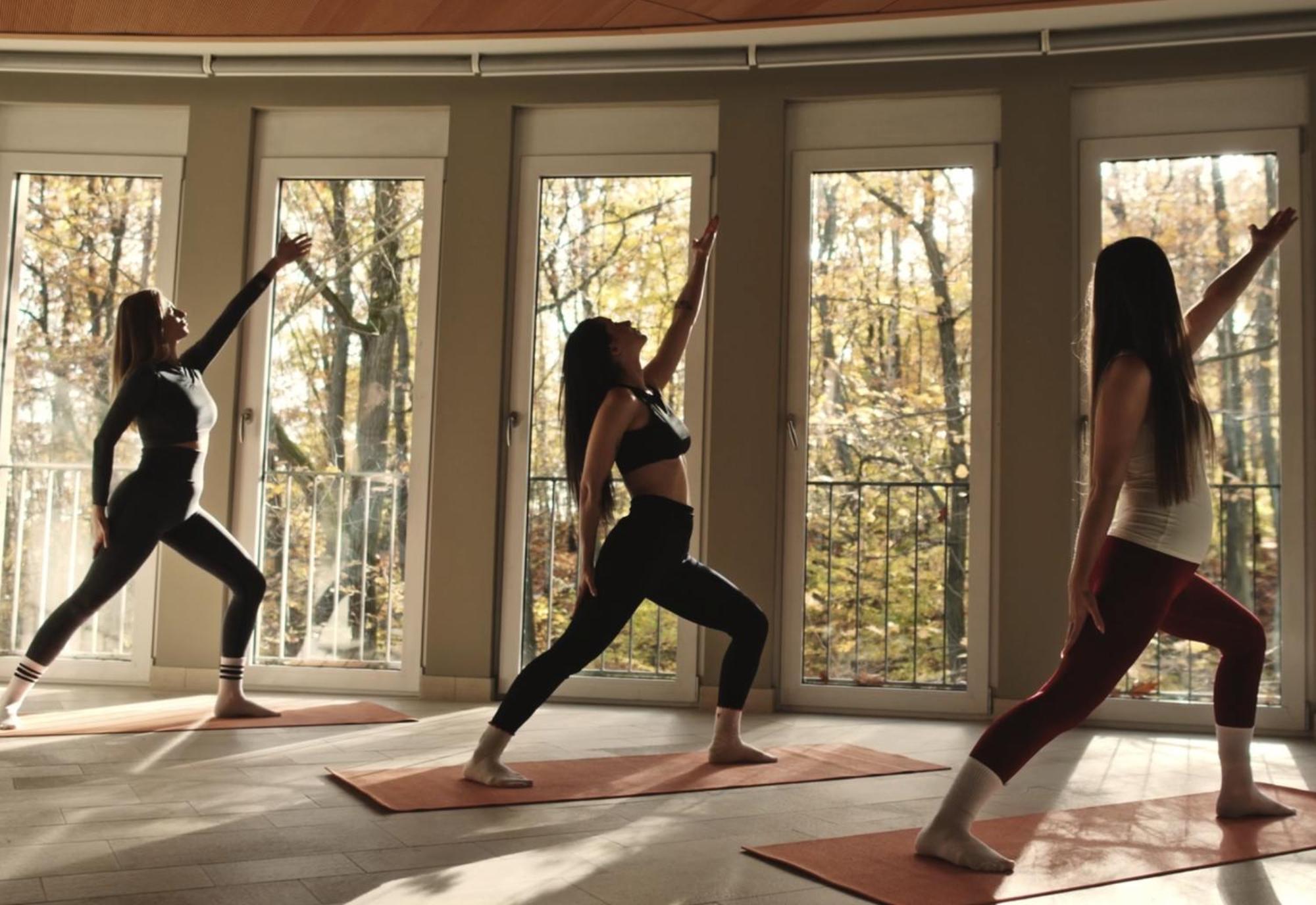 Precise Resort バート・ザーロー エクステリア 写真 A yoga class